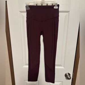 lululemon athletica Deep Burgundy Leggings